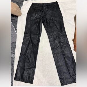 INC leather pants